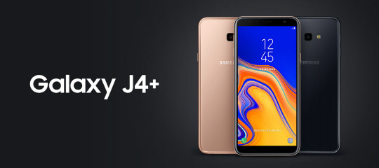 삼성전자 갤럭시 J4+. <삼성전자 제공>